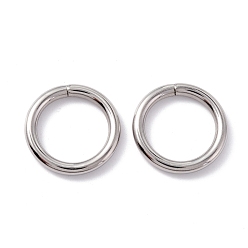 Stainless Steel Color 304 Stainless Steel Jump Rings, Closed Jump Rings, Round, Stainless Steel Color, 15x2mm, Inner Diameter: 11.2mm