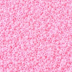 (RR531) Opaque Carnation Pink Ceylon MIYUKI Round Rocailles Beads, Japanese Seed Beads, (RR531) Opaque Carnation Pink Ceylon, 11/0, 2x1.3mm, Hole: 0.8mm, about 5500pcs/50g