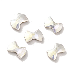 Cristal K 9 cabujones de diamantes de imitación de cristal, espalda y espalda planas, facetados, lazo, cristal, 6.8x10x3 mm