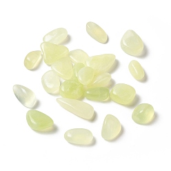 New Jade Natural New Jade Beads, No Hole/Undrilled, Nuggets, 16~33x13.5~22x9~15mm, about 95pcs/500g
