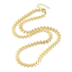 Настоящее золото 24K Ожерелья-цепочки из латуни для женщин, реальный 24 k позолоченный, 17.48 дюйм (44.4 см)