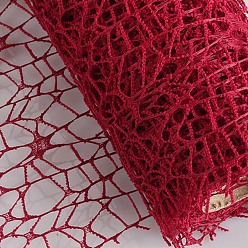 Темно-Красный Тканевая сетка для упаковки цветочных букетов, темно-красный, 4500x500 мм
