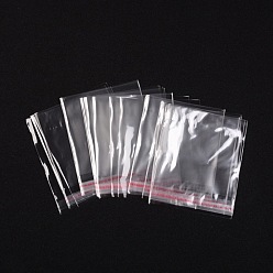 Clear Cellophane Bags, Rectangle, 10x8cm, Unilateral Thickness: 0.02mm, Inner Measure: 8x8cm
