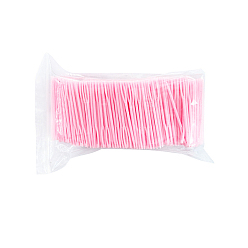 Pink Aguja de hilo de coser a mano de plástico, bordado de ojos grandes, aguja de suéter hecha a mano, Al por mayor aguja de plastico, rosa, 90 mm, 1000 unidades / bolsa