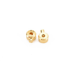 Real 18K Gold Plated Rack Plating Brass Beads, Nickel Free, Real 18K Gold Plated, 4.5x3.5x3mm, Hole: 0.7mm
