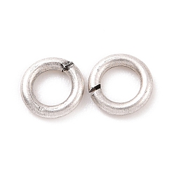 Antique Silver 925 Sterling Silver Open Jump Rings, Antique Silver, 3.5x0.7mm, Inner Diameter: 1.9mm, about 300Pcs/10g