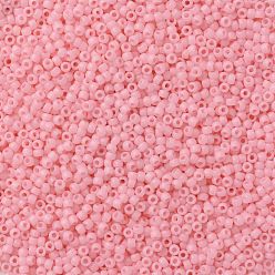 (145F) Ceylon Frost Innocent Pink TOHO Round Seed Beads, Japanese Seed Beads, Frosted, (145F) Ceylon Frost Innocent Pink, 11/0, 2.2mm, Hole: 0.8mm, about 1110pcs/bottle, 10g/bottle