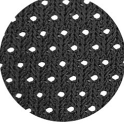 Черный Полиэфирные ткани, плоско-круглые, для стеганого шитья на хэллоуин, чёрные, 91.4x160 см