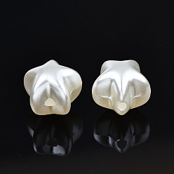 Marfil Cuentas de perlas de imitación de plástico abs, estrella, blanco cremoso, 16x17x15 mm, agujero: 3 mm, Sobre 270 unidades / 500 g