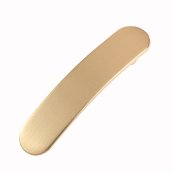 Золотой Заколки для волос с покрытием из сплава, золотые, 80x18 мм