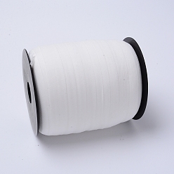 Blanco Cintas elásticas de poliamida, para coser manualidades, blanco, 5/8 pulgada (16 mm), 100 m / rollo
