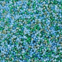 (DB2067) Mélange Lumineux 7 Perles miyuki delica, cylindre, perles de rocaille japonais, 11/0, (db 2067) mélange lumineux 7, 1.3x1.6mm, trou: 0.8 mm, environ 20000 PCs / sachet , 100 g / sac