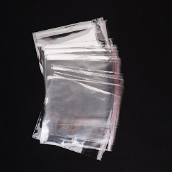 Прозрачный OPP мешки целлофана, прямоугольные, прозрачные, 20x18 см, односторонняя толщина: 0.035 мм, внутренняя мера: 16x18 см