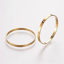 Oro Marcos grano de bronce, anillo, dorado, 30x0.8 mm, agujero: 0.6 mm