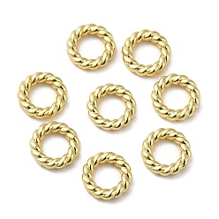 Ring Alloy Linking Rings, Twisted, Golden, Ring, 6x1.4mm, Inner Diameter: 3.3mm