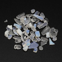 Opalite Opalite Chip Beads, No Hole/Undrilled, 2~10x4~12mm