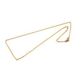 Oro 304 collares de cadena enlace mariner acero inoxidable, con cierre de langosta, dorado, 17.7 pulgada (45 cm), 1.5 mm