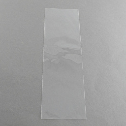 Прозрачный OPP мешки целлофана, прямоугольные, прозрачные, 25x8 см, одностороннее толщина: 0.035 мм