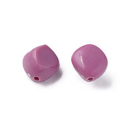 Flamant Perles acryliques opaques, nuggets, flamant, 15.5x14x11mm, Trou: 1.8mm, environ380 pcs / 500 g