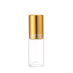 Прозрачный Трубочки для хранения стеклянных бусин, колонна с крышкой, прозрачные, 1.9x4.7 см, емкость: 8 мл (0.27 жидких унций)