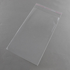 Clear OPP Cellophane Bags, Rectangle, Clear, 27x14cm, Unilateral Thickness: 0.035mm, Inner Measure: 23x14cm
