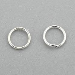 Серебро 304 кольца прыжок из нержавеющей стали, открытые кольца прыжок, серебряные, 20 датчик, 5.5x0.8 мм, внутренний диаметр: 3.8 мм