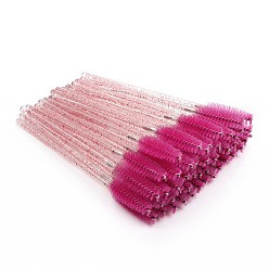 Medium Violet Red Nylon Disposable Eyebrow Brush, Mascara Wands, Makeup Supplies, Medium Violet Red, 97cm