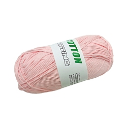 Misty Rose 9-Ply Combed Cotton Yarn, for Weaving, Knitting & Crochet, Misty Rose, 1~1.5mm, 100g/skein, 2 skeins/box