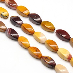 Mookaite Natural Twist Mookaite Beads Strands, 16x8x8mm, Hole: 1mm, about 25pcs/strand, 15.74 inch