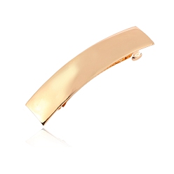 Light Gold Pasadores para el cabello chapados en aleación, la luz de oro, 88x20 mm
