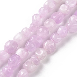 Kunzite Kunzite naturelles brins de perles, nuggets, 6~8.5x5~7.5x3.5~6mm, Trou: 1mm, Environ 72 pcs/chapelet, 16.54'' (42 cm)