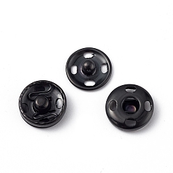 Electrophoresis Black 202 кнопки из нержавеющей стали, кнопки для одежды, швейные принадлежности, электрофорез черный, 10x3.5 мм