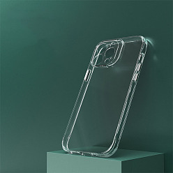Clear Transparent DIY Blank Silicone Smartphone Case, Fit for iPhone12, For DIY Epoxy Resin Pouring Phone Case, Clear, 13.15x6.42x0.74cm