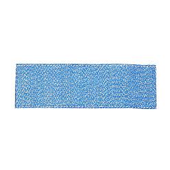 Bleu Royal Ruban métallique pailleté, Ruban d'éclat, avec des cordons métalliques argentés, cadeaux de la Saint-Valentin, bleu royal, 1/4 pouce (6 mm), environ 33 yards / rouleau (30.1752 m / rouleau), 10 rouleaux / groupe