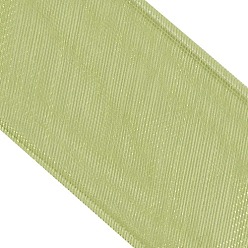 Vert Ruban d'organza polyester, verte, 3/8 pouce (9 mm), 200 yards / rouleau (182.88 m / rouleau)