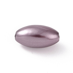 Chardon Perles de nacre en plastique ABS, riz, chardon, 13.5x7.5mm, Trou: 1.6mm, environ1428 pcs / 500 g