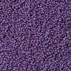 (928FM) Purple Lined Amethyst Matte Toho perles de rocaille rondes, perles de rocaille japonais, (928 fm) améthyste doublé violet mat, 11/0, 2.2mm, Trou: 0.8mm, environ5555 pcs / 50 g