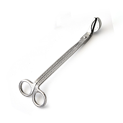 Silver Stainless Steel Candle Wick Trimmer, Candle Tool Accessories, Silver, 18x6cm