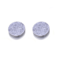 Violet Pommade en tissu non tissé, plat rond, violette, 23mm