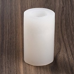 Blanc Moules en silicone de qualité alimentaire pour stockage de bouteilles de parfum, bricolage, moules de résine, pour la résine UV, fabrication de bijoux en résine époxy, blanc, 52x85mm, diamètre intérieur: 80x42 mm