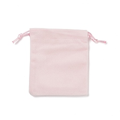 Pink Мешки ювелирных изделий бархата, розовые, 11.8x10 см