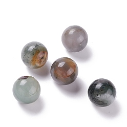 Bloodstone Natural African Bloodstone Beads, No Hole/Undrilled, for Wire Wrapped Pendant Making, Round, 20mm