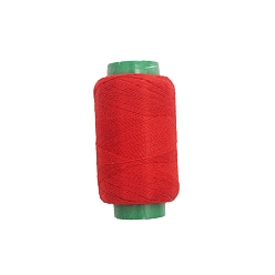 Brique Rouge Fils à coudre en polyester, pour la couture à la main et à la machine, broderie pompon, firebrick, 0.25mm