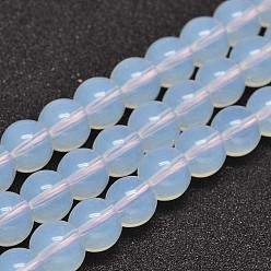 Opalite Rondes perles opalite brins, 4mm, Trou: 1mm, Environ 80 pcs/chapelet, 13 pouce