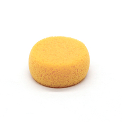 Gold Pottery Sponge, Round, Gold, 7.5cm