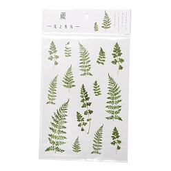 Olive Flower Pattern Waterproof Self Adhesive Hot Stamping Stickers, DIY Hand Account Photo Album Decoration Sticker, Olive, 15x10.5x0.05cm