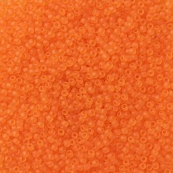 (10BF) Transparent Frost Hyacinth TOHO Round Seed Beads, Japanese Seed Beads, (10BF) Transparent Frost Hyacinth, 8/0, 3mm, Hole: 1mm, about 1110pcs/50g