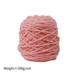 Pale Violet Red 190g 8-Ply Milk Cotton Yarn for Tufting Gun Rugs, Amigurumi Yarn, Crochet Yarn, for Sweater Hat Socks Baby Blankets, Pale Violet Red, 5mm