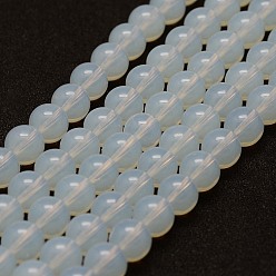 Opalite Opalite Beads Strands, Round, 8mm, Hole: 1mm, about 47pcs/strand, 14.5~15 inch