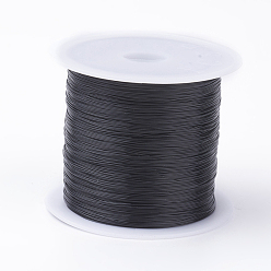Negro Alambre de nylon hilo de pescar, negro, 0.3 mm, aproximadamente 65.61 yardas (60 m) / rollo
